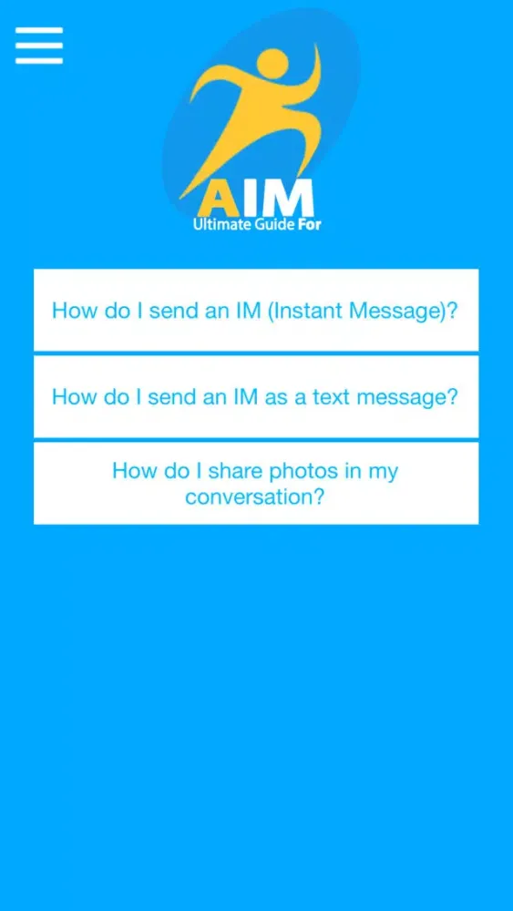 Ultimate Guide For AIM: Chat, Free Text, Screenshots