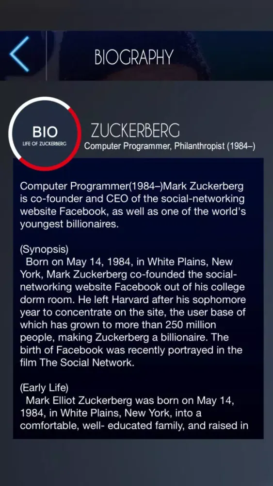 Ultimate Guide For Mark Zuckerberg Biography Screenshots