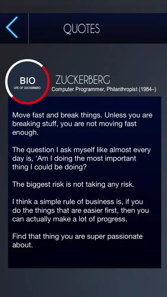Ultimate Guide For Mark Zuckerberg Biography Screenshots