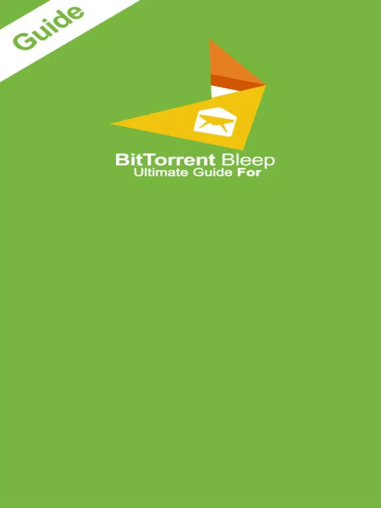 Ultimate Guide For BitTorrent Bleep iPad  Screenshots
