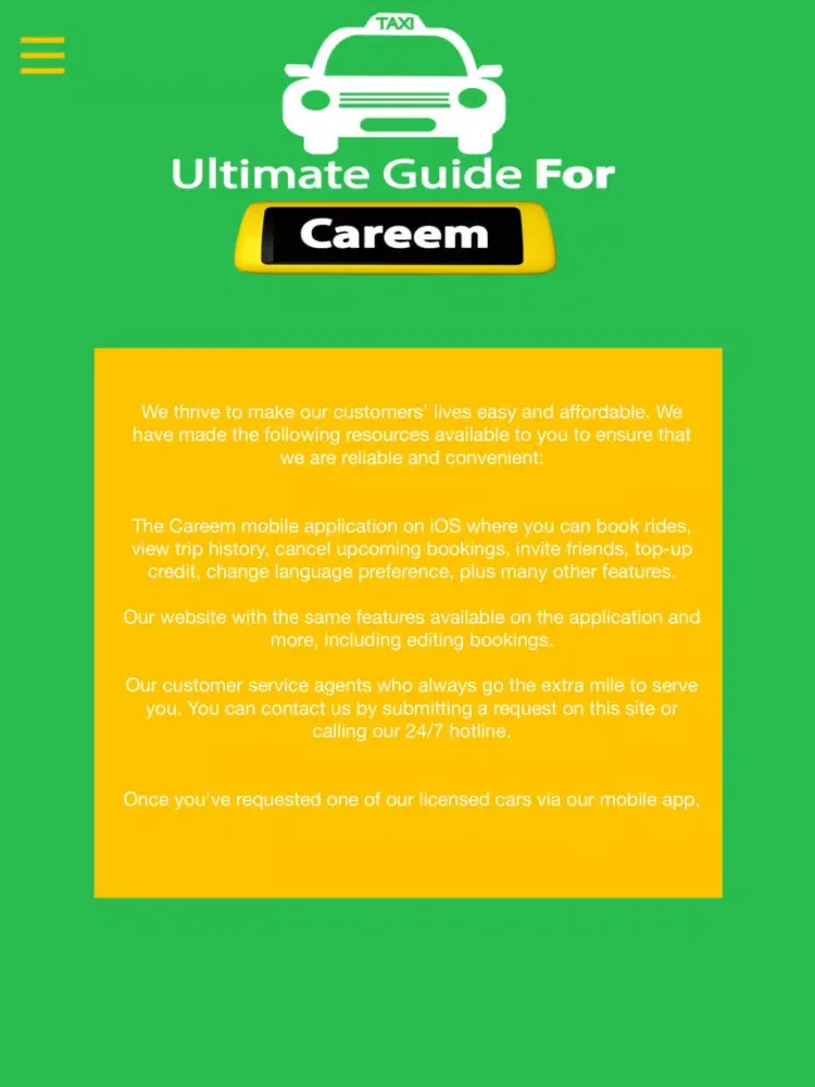 Capturas de tela do Ultimate Guide For Careem كريم iPad 