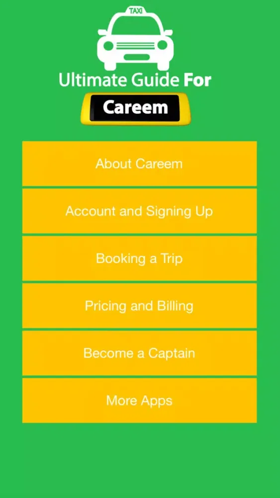 Capturas de tela do Ultimate Guide For Careem كريم