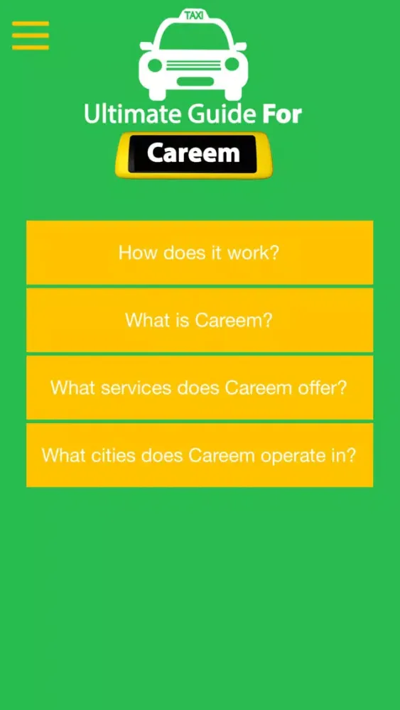 Capturas de tela do Ultimate Guide For Careem كريم
