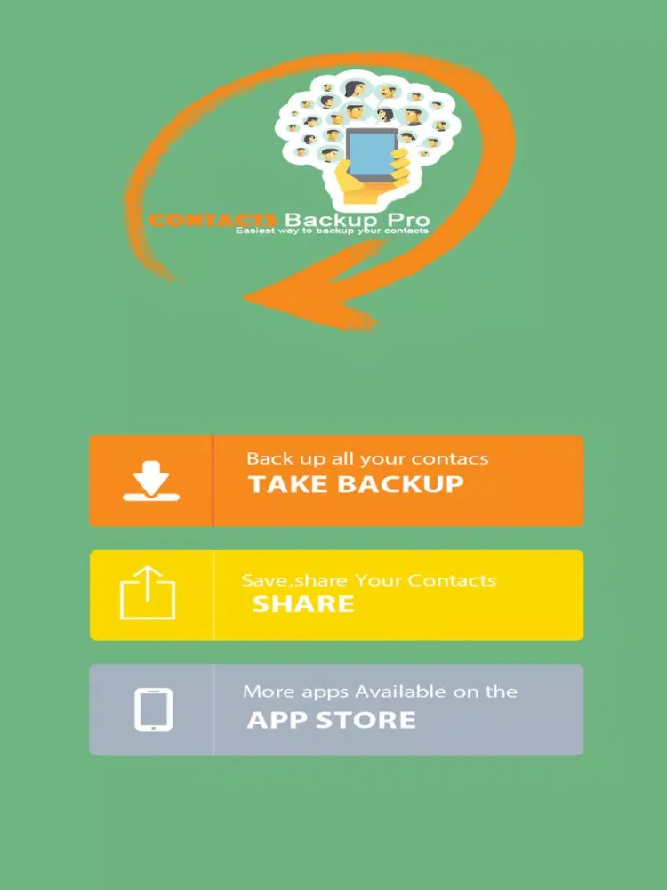 صور Contacts BackUp and Restore Plus iPad 