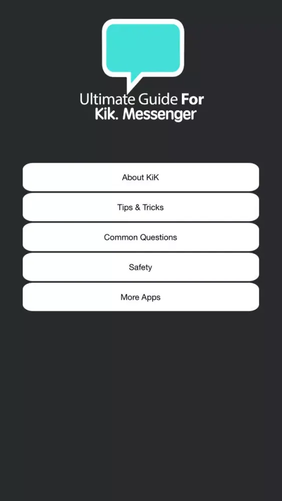 Capturas de tela do Ultimate Guide For Kik