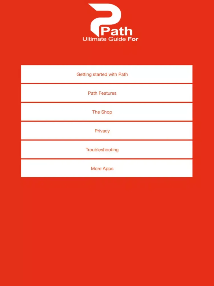 Ultimate Guide For Path iPad  Screenshots
