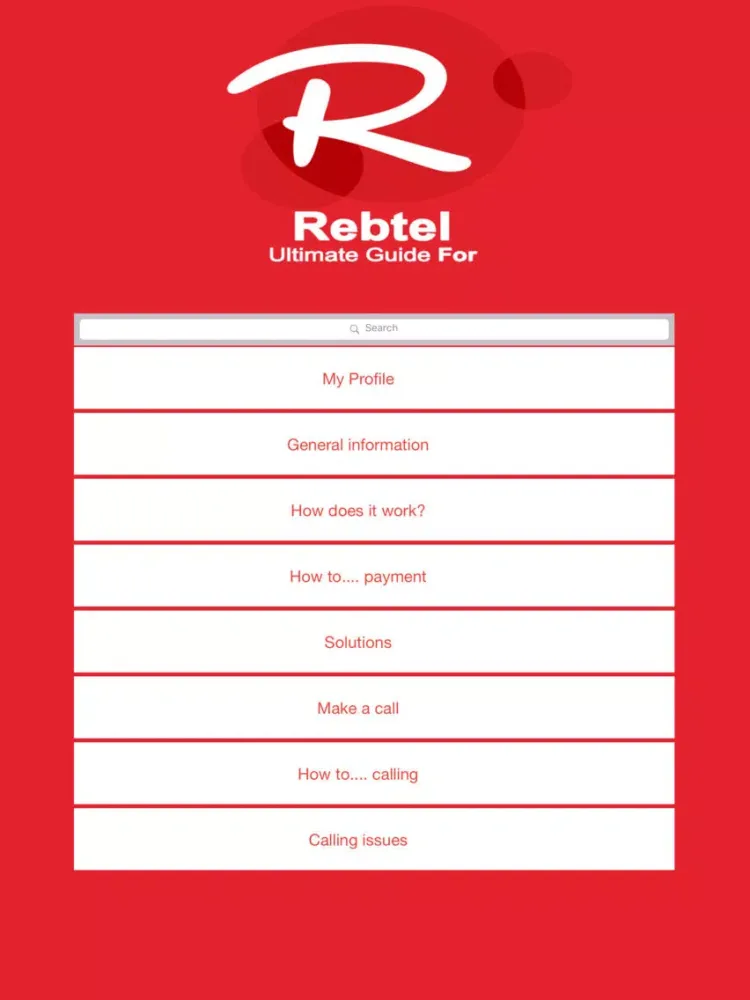 Скриншоты Ultimate Guide For Rebtel iPad 