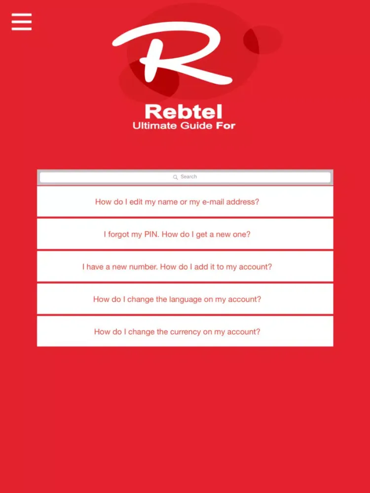 Скриншоты Ultimate Guide For Rebtel iPad 