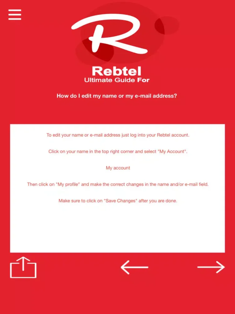 Скриншоты Ultimate Guide For Rebtel iPad 
