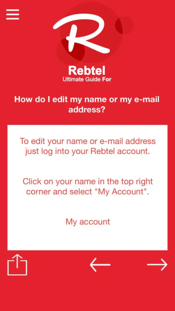 Скриншоты Ultimate Guide For Rebtel