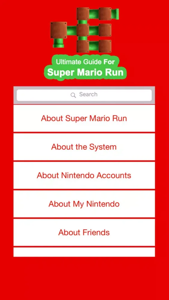 Ảnh chụp màn hình của Ultimate Guide For Super Mario