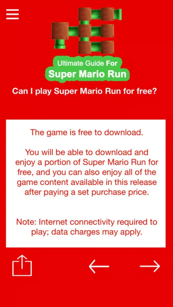 Ảnh chụp màn hình của Ultimate Guide For Super Mario