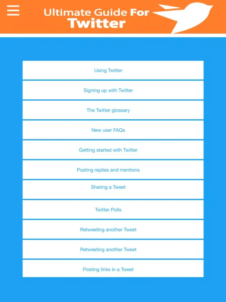 Ultimate Guide For Twitter iPad  স্ক্রিনশট