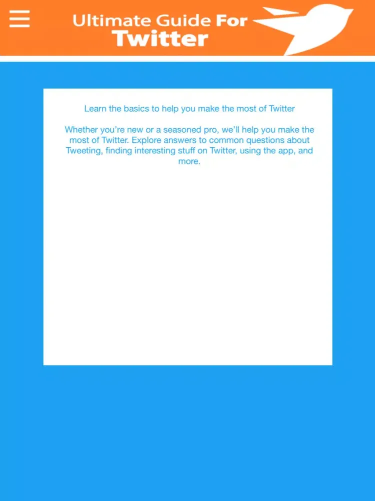 Ultimate Guide For Twitter iPad  স্ক্রিনশট