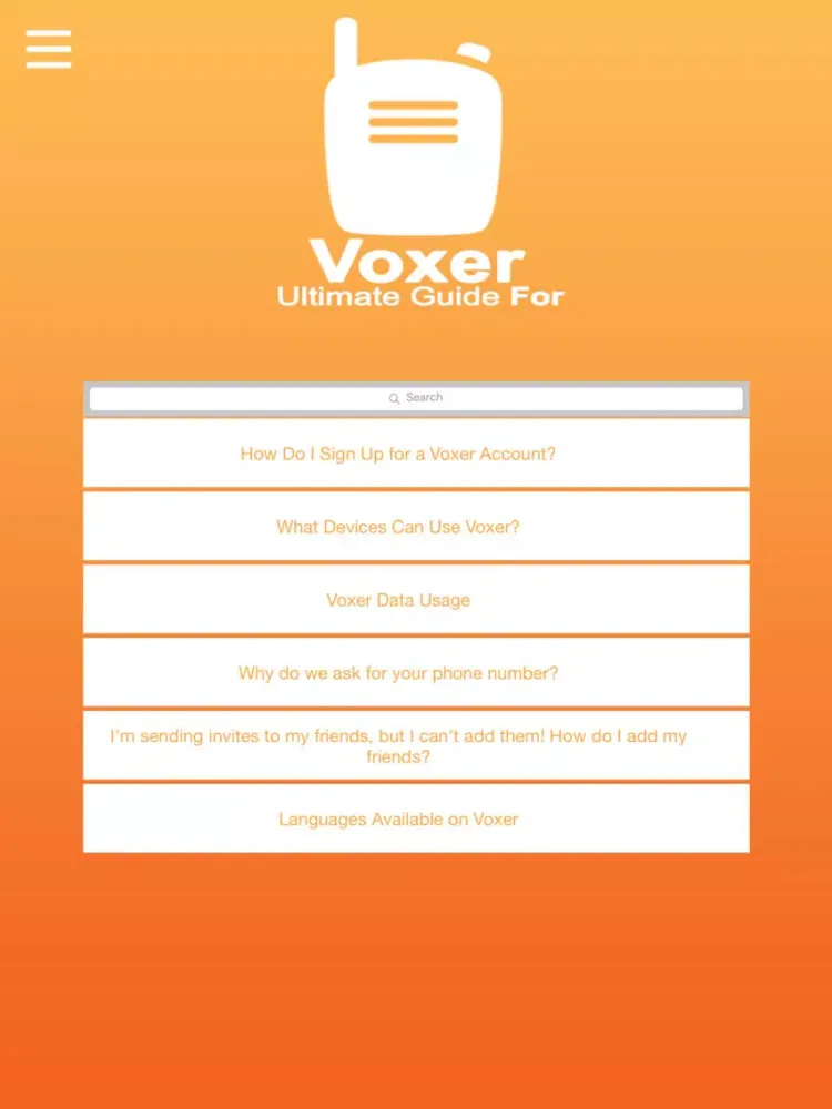 Ultimate Guide For Voxer Walkie Talkie Messenger iPad  Screenshots