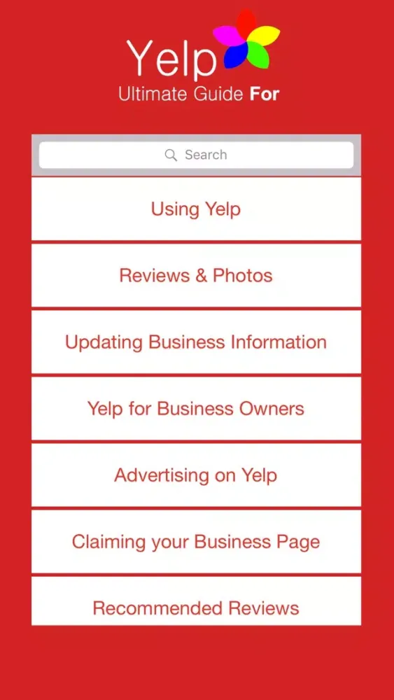 Ultimate Guide For Yelp应用截图