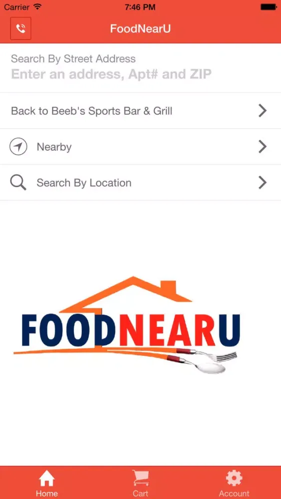 Скриншоты Food Near U – Restaurant Pickup Delivery Order App