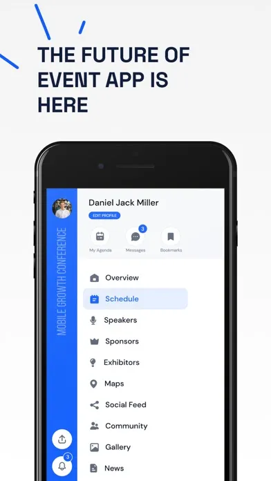 Screenshot di Eventify