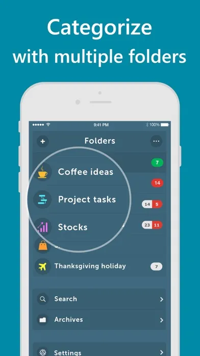 Ảnh chụp màn hình của Orderly - Simple to-do lists