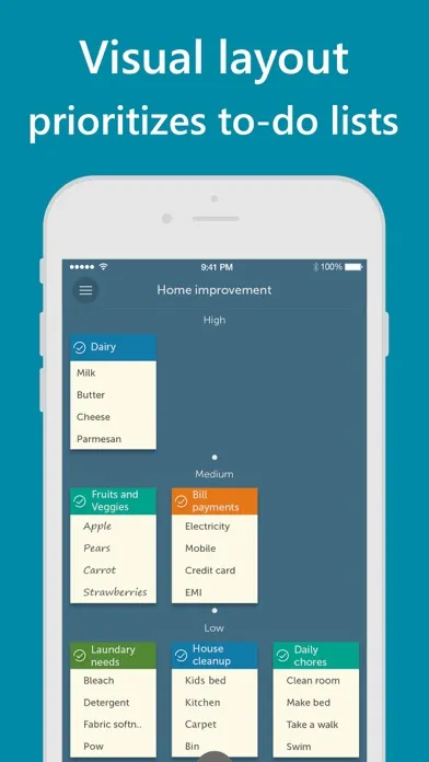 Ảnh chụp màn hình của Orderly - Simple to-do lists