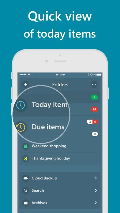 Ảnh chụp màn hình của Orderly - Simple to-do lists