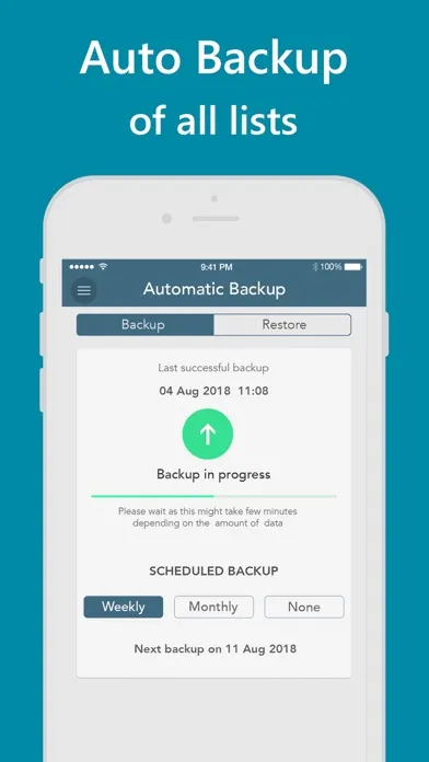 Ảnh chụp màn hình của Orderly - Simple to-do lists