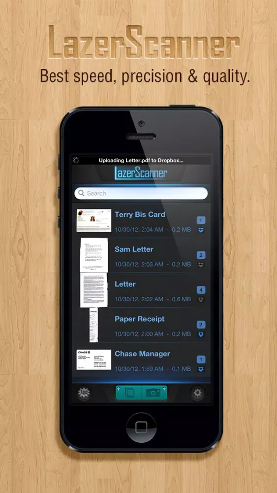 صور LazerScanner - Scan multiple doc to pdf and auto upload to Dropbox Free