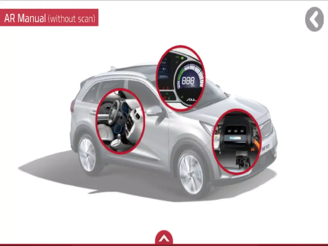 Скриншоты KIA AR Owner's Manual iPad 