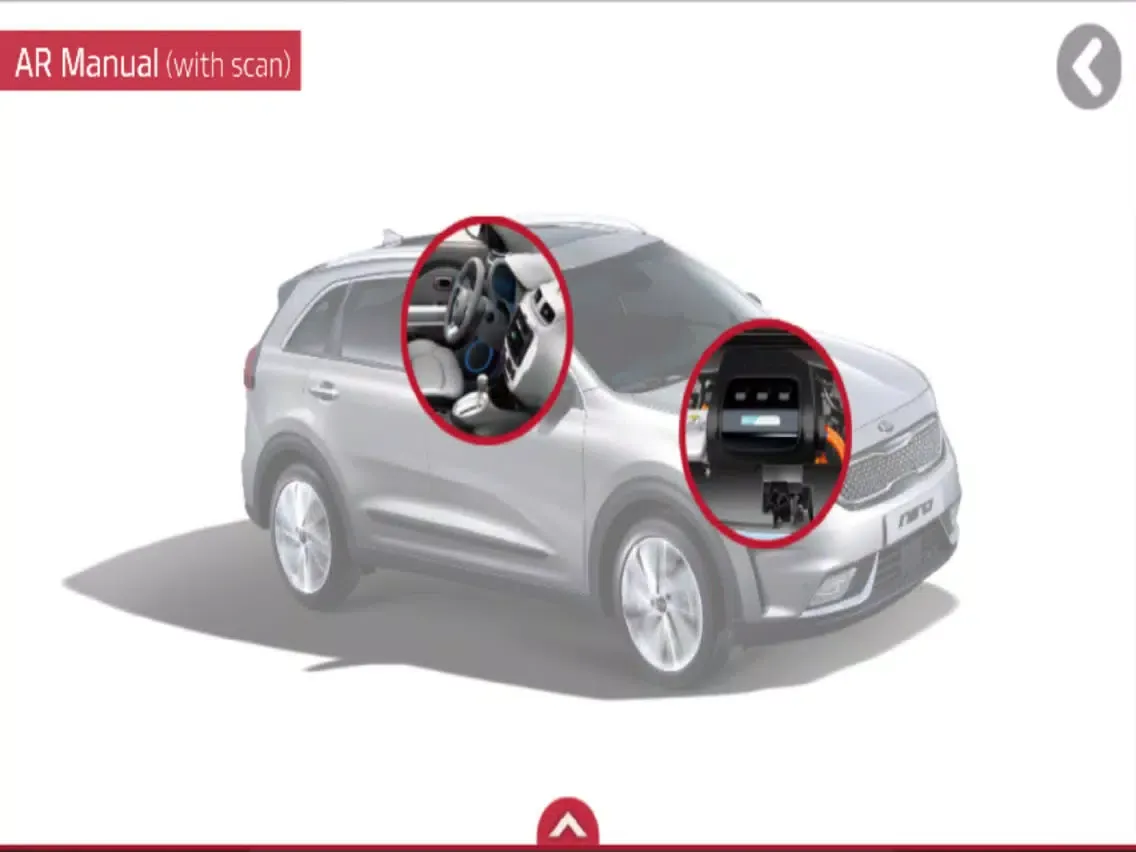 Скриншоты KIA AR Owner's Manual iPad 
