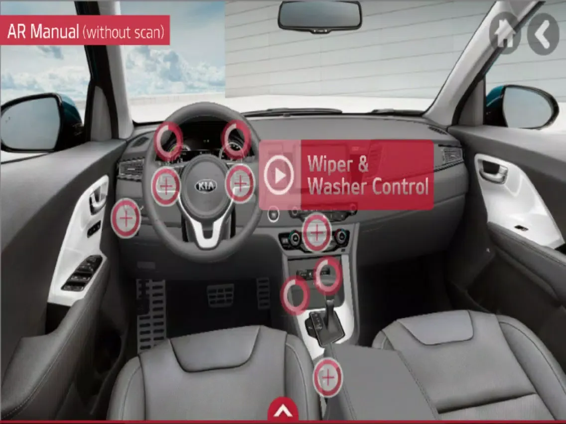 Скриншоты KIA AR Owner's Manual iPad 