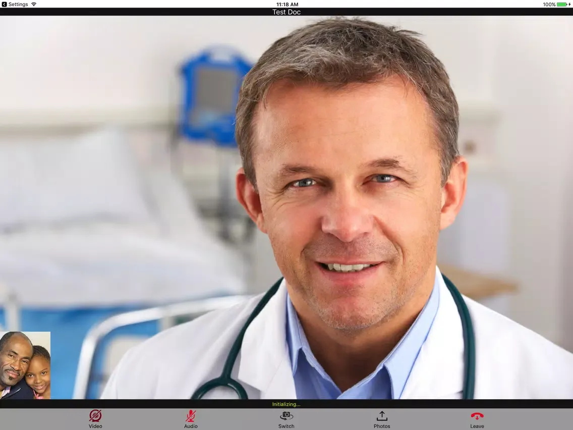 Zrzuty ekranu VHS CareNow iPad 