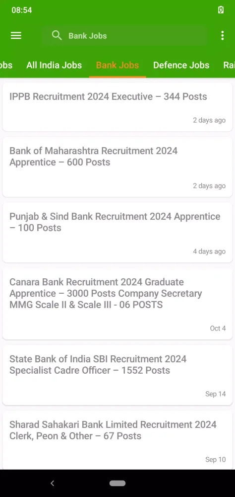 Screenshot di Jobs In Telangana