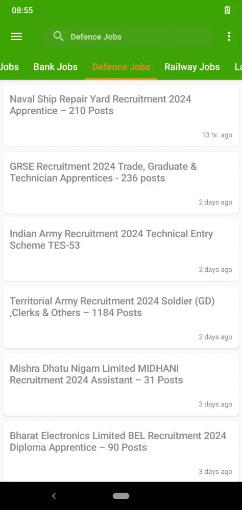 Screenshot di Jobs In Telangana
