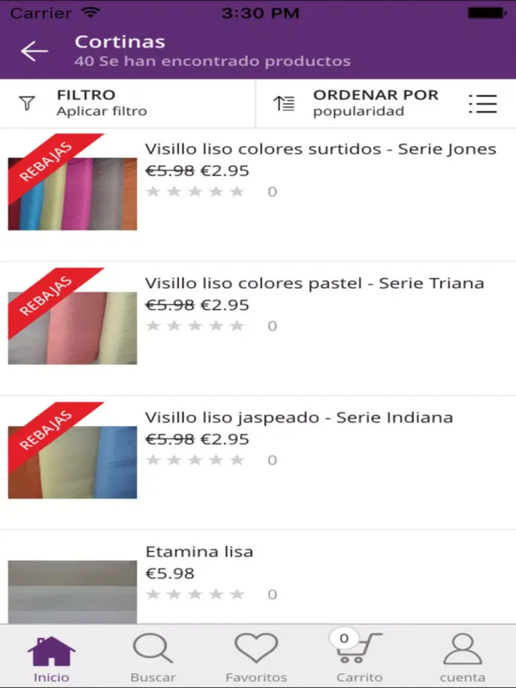 Tangkapan skrin Telas Pedro iPad 