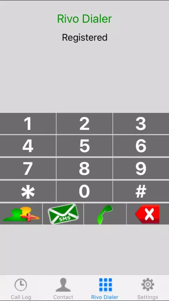 Captures d'écran de Rivo Dialer
