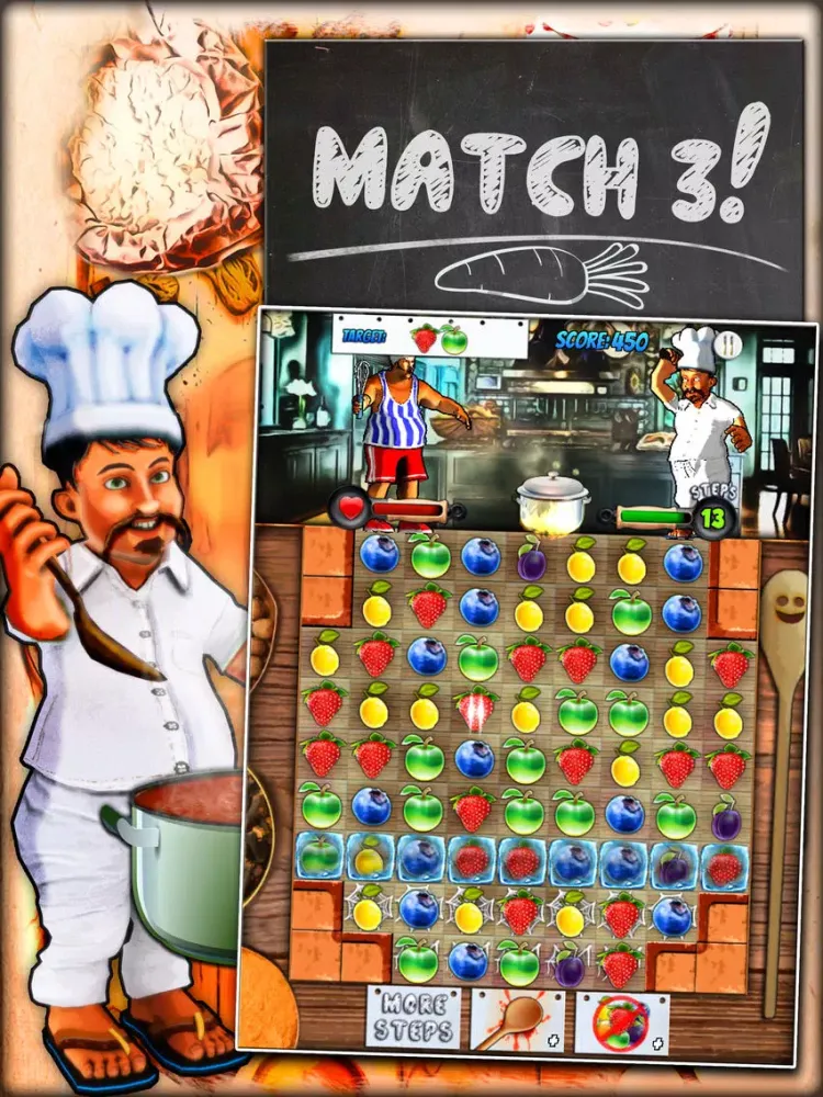 Capturas de pantalla de Le Chef: Cookie Blast mania iPad 
