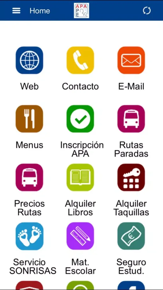 Capturas de tela do APA LFMadrid Mobile