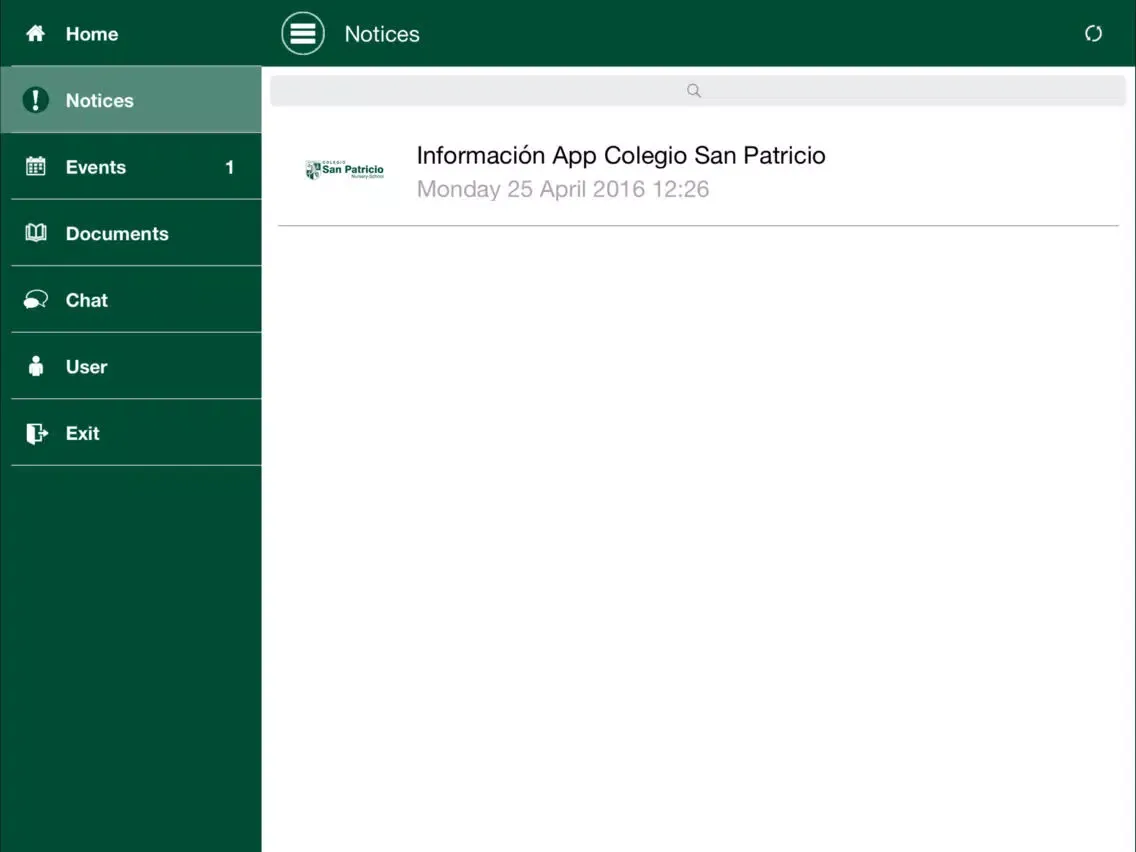 Colegio San Patricio iPad  스크린샷
