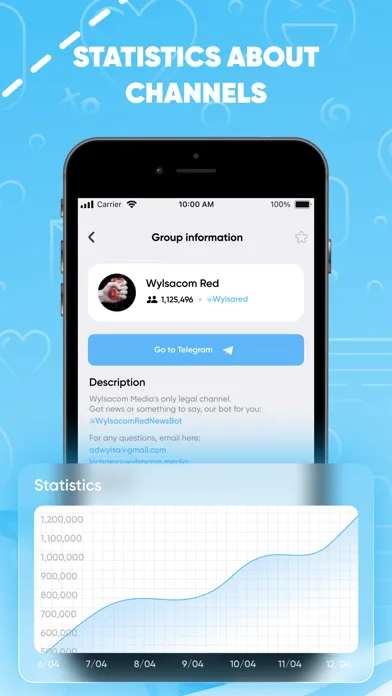Telegroup for Telegram app 스크린샷