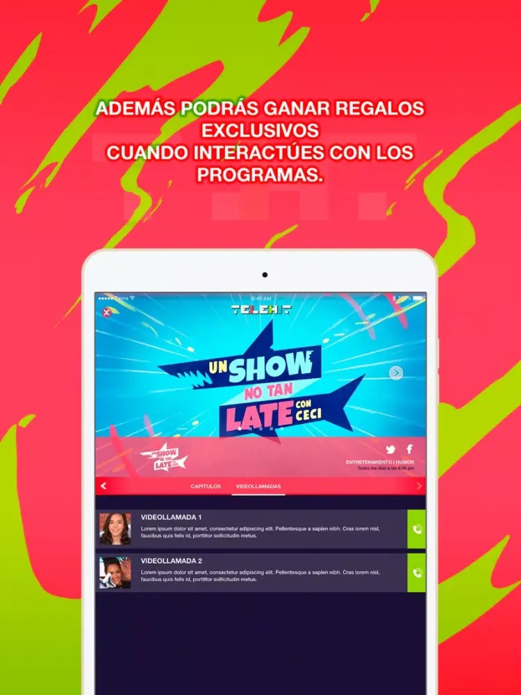Telehit iPad  স্ক্রিনশট