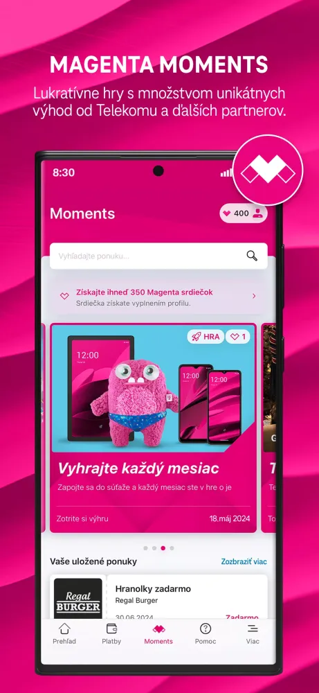 Capturas de pantalla de Telekom