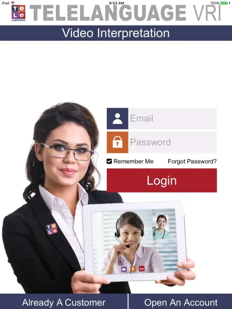 Telelanguage Interpreters iPad 應用截圖