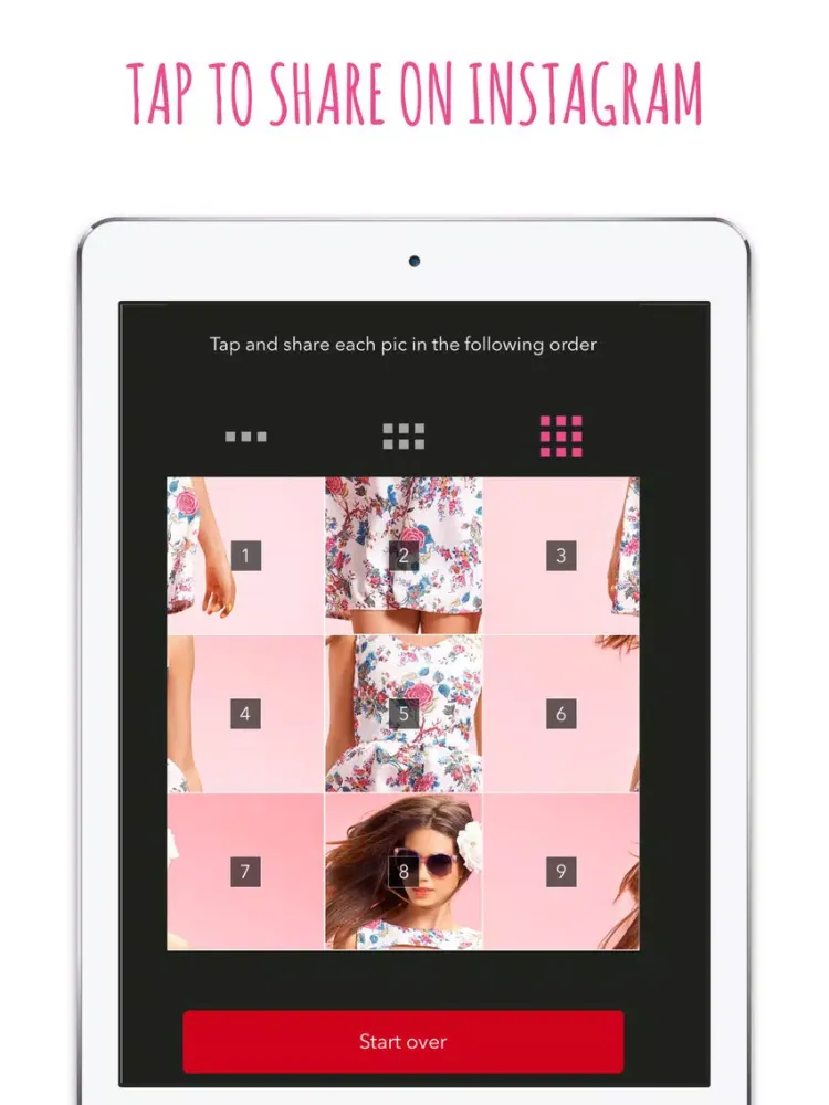 Screenshot di Big Photo - Create and Upload Tile Banners for Instagram iPad 