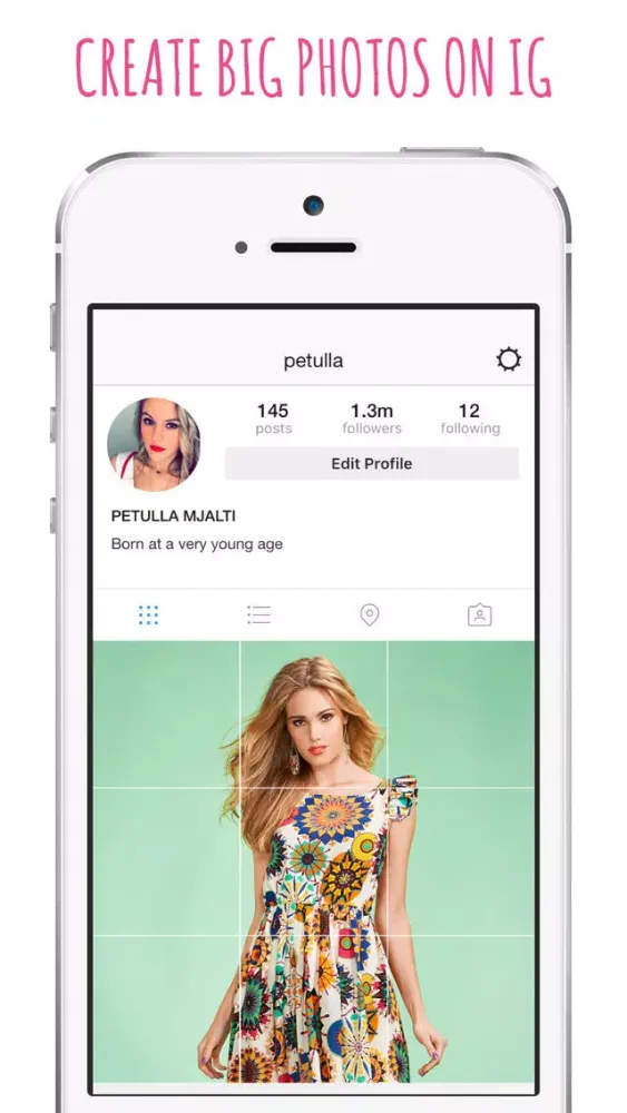 Screenshot di Big Photo - Create and Upload Tile Banners for Instagram