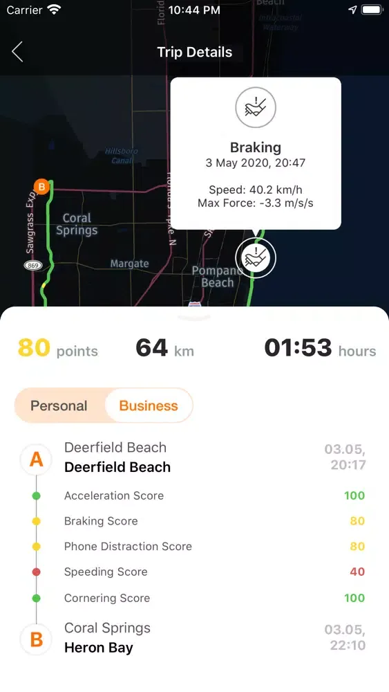 Smart Fleet Tracking 스크린샷