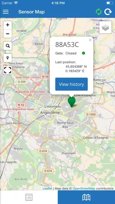 Captures d'écran de XIOT App