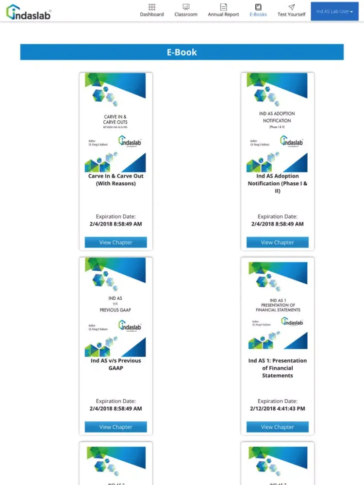 Zrzuty ekranu Ind AS Lab (IFRS Solutions) iPad 