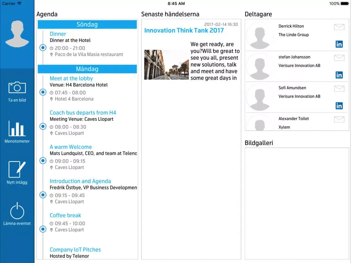 تصاویر Telenor Connexion Events iPad 