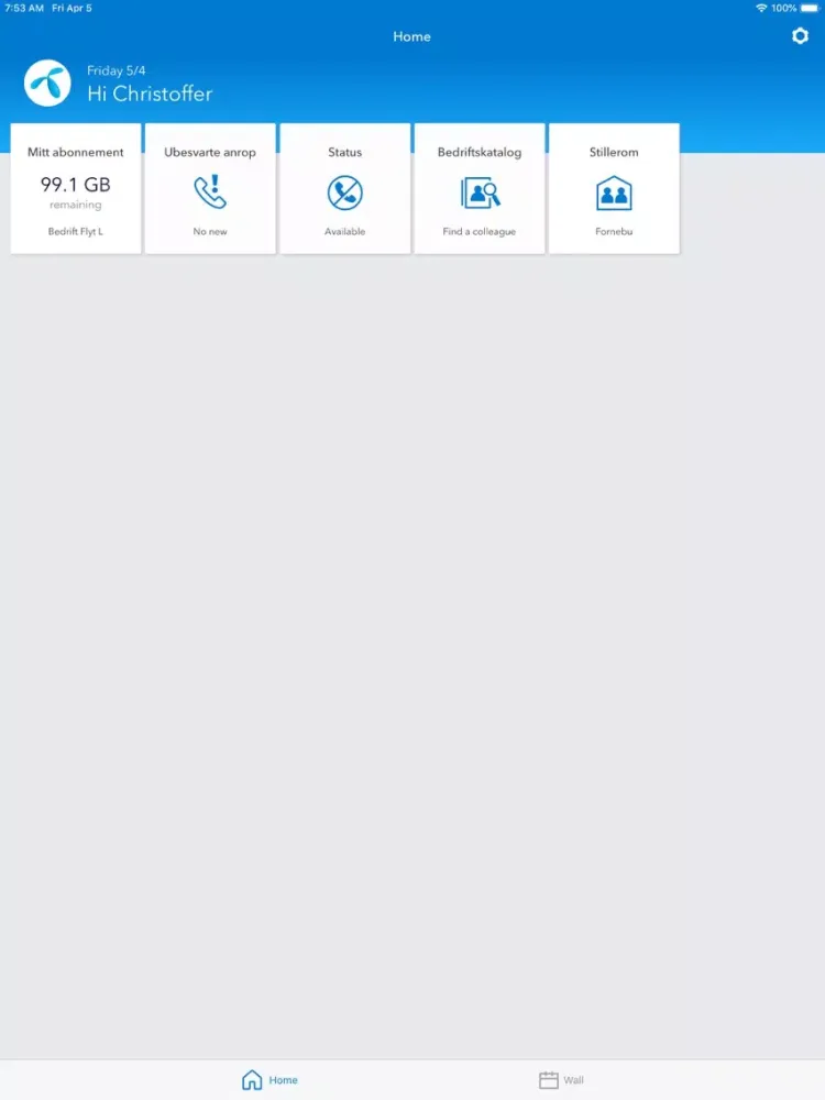 Smart Ansatt iPad  سکرین شاٹس