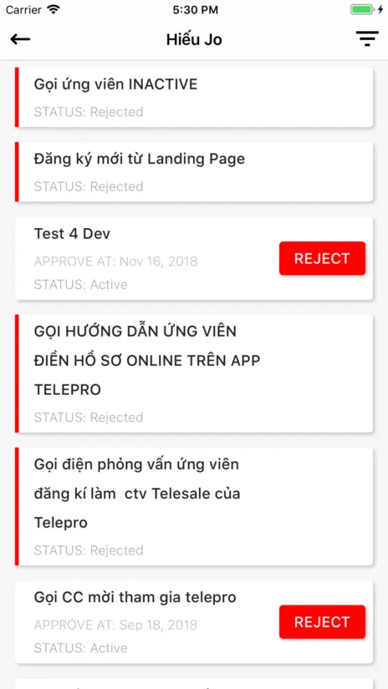 Zrzuty ekranu TelePro - Enterprise